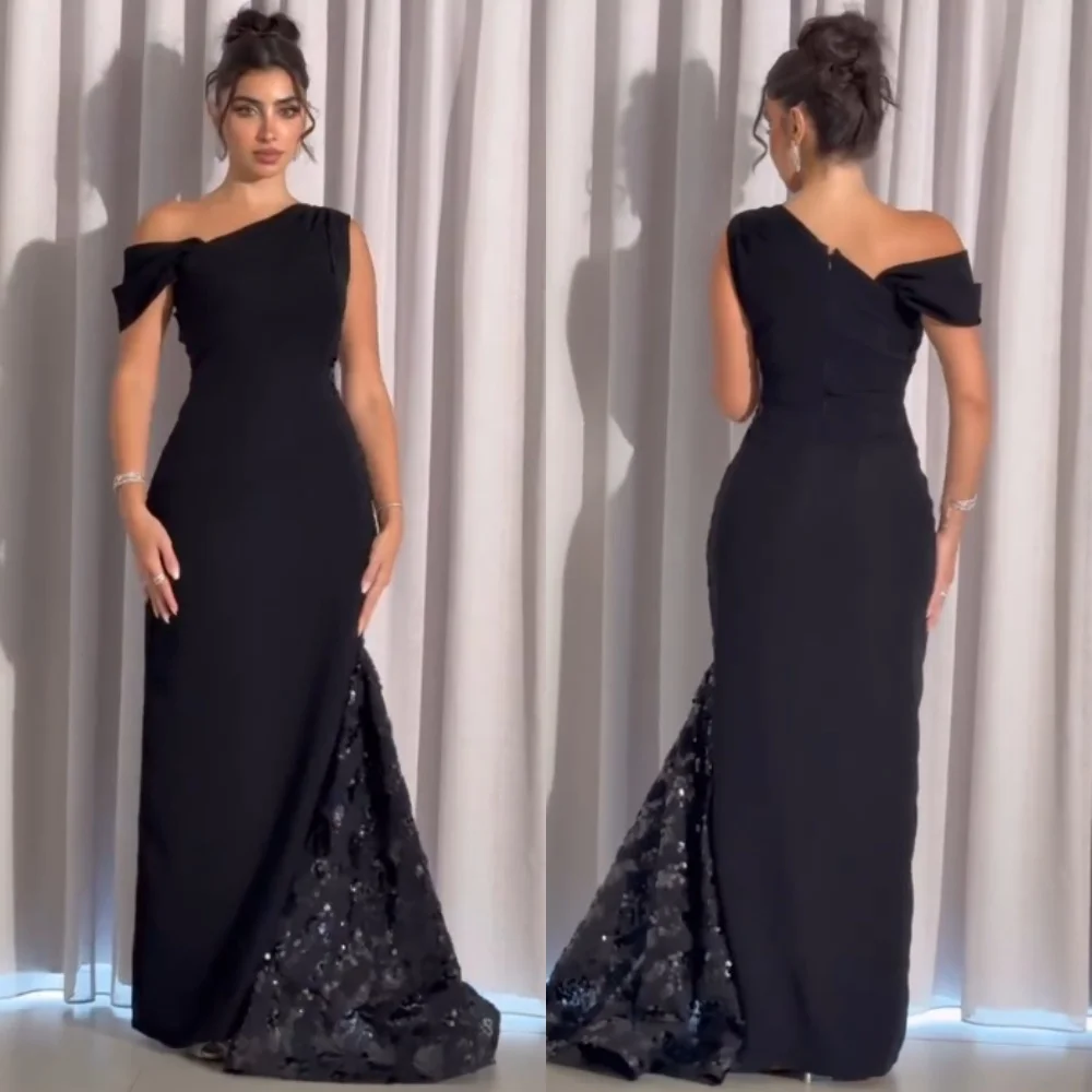 Customized Classic Matching Jersey Sequined Pleat A-line Off-the-shoulder Long Dresses Bespoke Occasion Retro
Customized Classic Matching Jersey Sequined Pleat A-line Off-the-shoulder Long Dresses Bespoke Occasion Retro