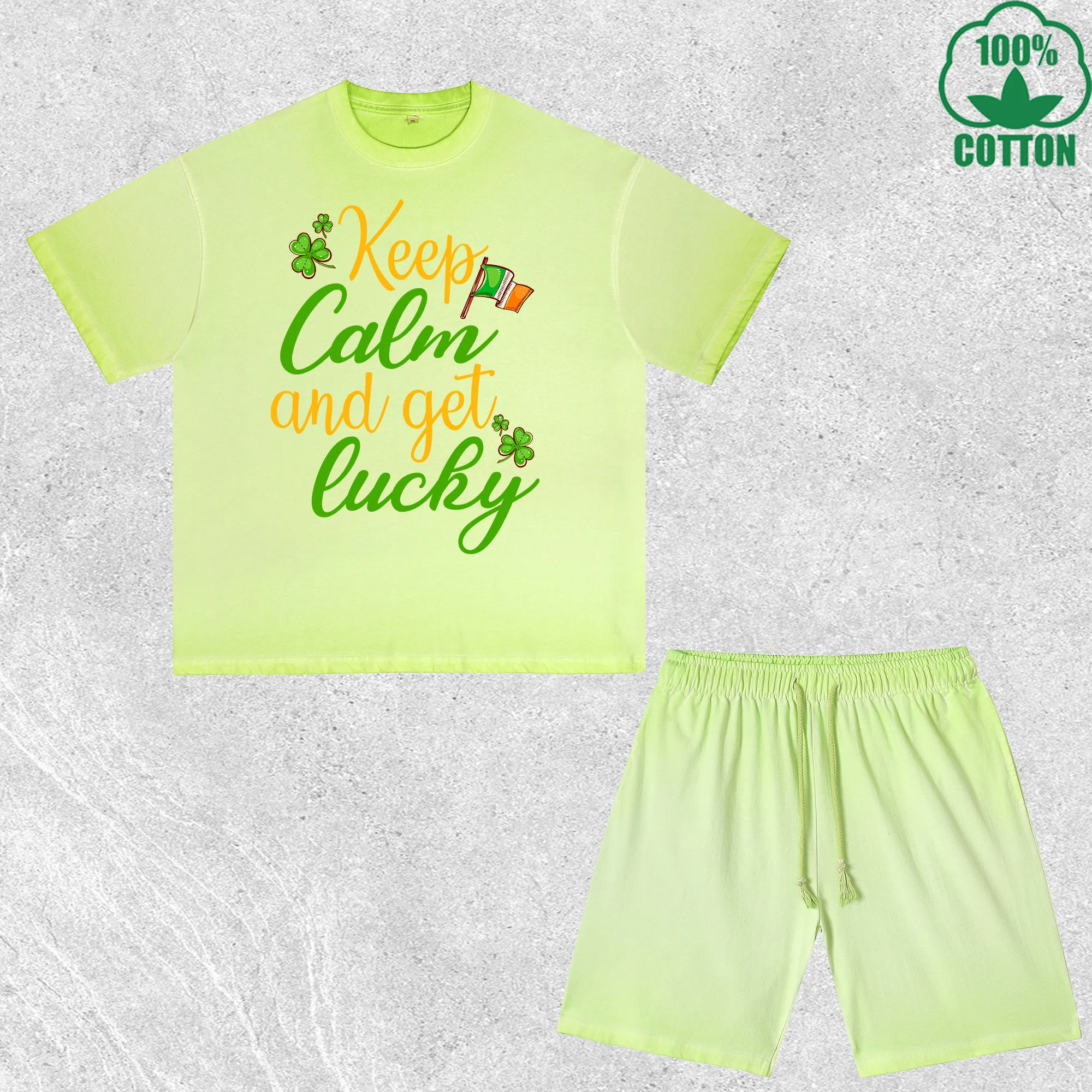 Saint Patrick Printed Dirty Wash T-Shirt Shorts Set Multicolor Combo Loose Trendy Fashionable 100%Cotton Short Value Pack
Saint Patrick Printed Dirty Wash T-Shirt Shorts Set Multicolor Combo Loose Trendy Fashionable 100%Cotton Short Value Pack
