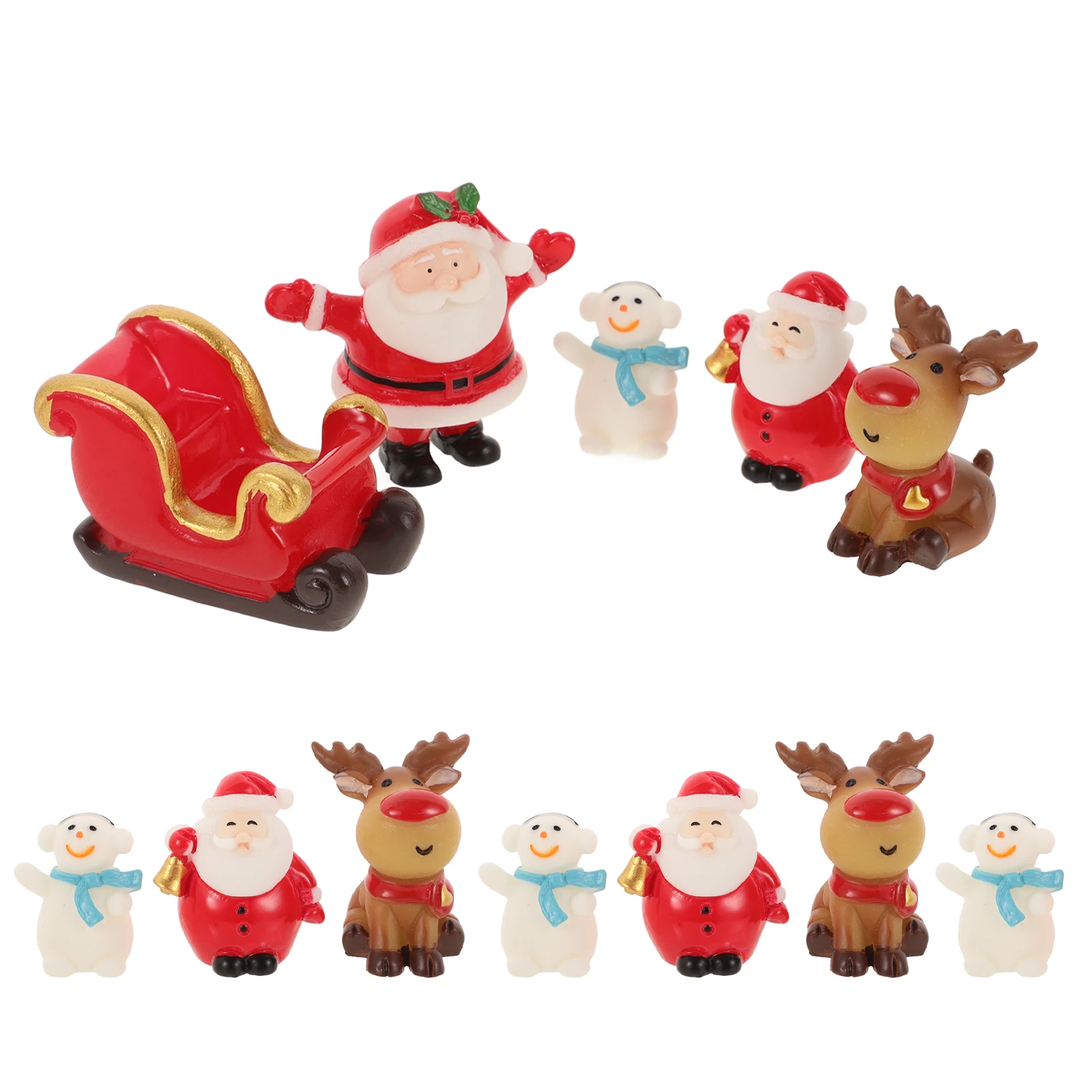 12 Pcs Christmas Ornament Snowman Ornaments Micro Adornment Miniature Craft Landscape Tabletop Model Elder
12 Pcs Christmas Ornament Snowman Ornaments Micro Adornment Miniature Craft Landscape Tabletop Model Elder