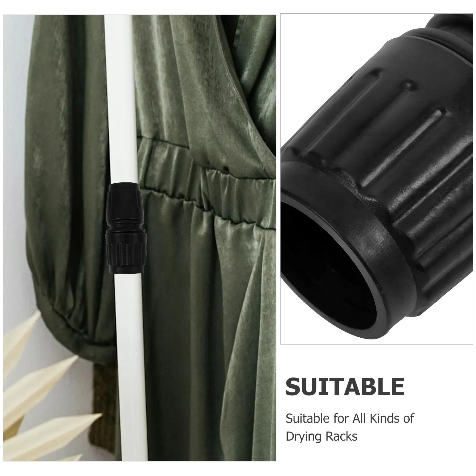 Clothes Rack Joints Stylish Plastic Connectors for Home Drying Racks Smooth Installation Replacement Parts Compatible with