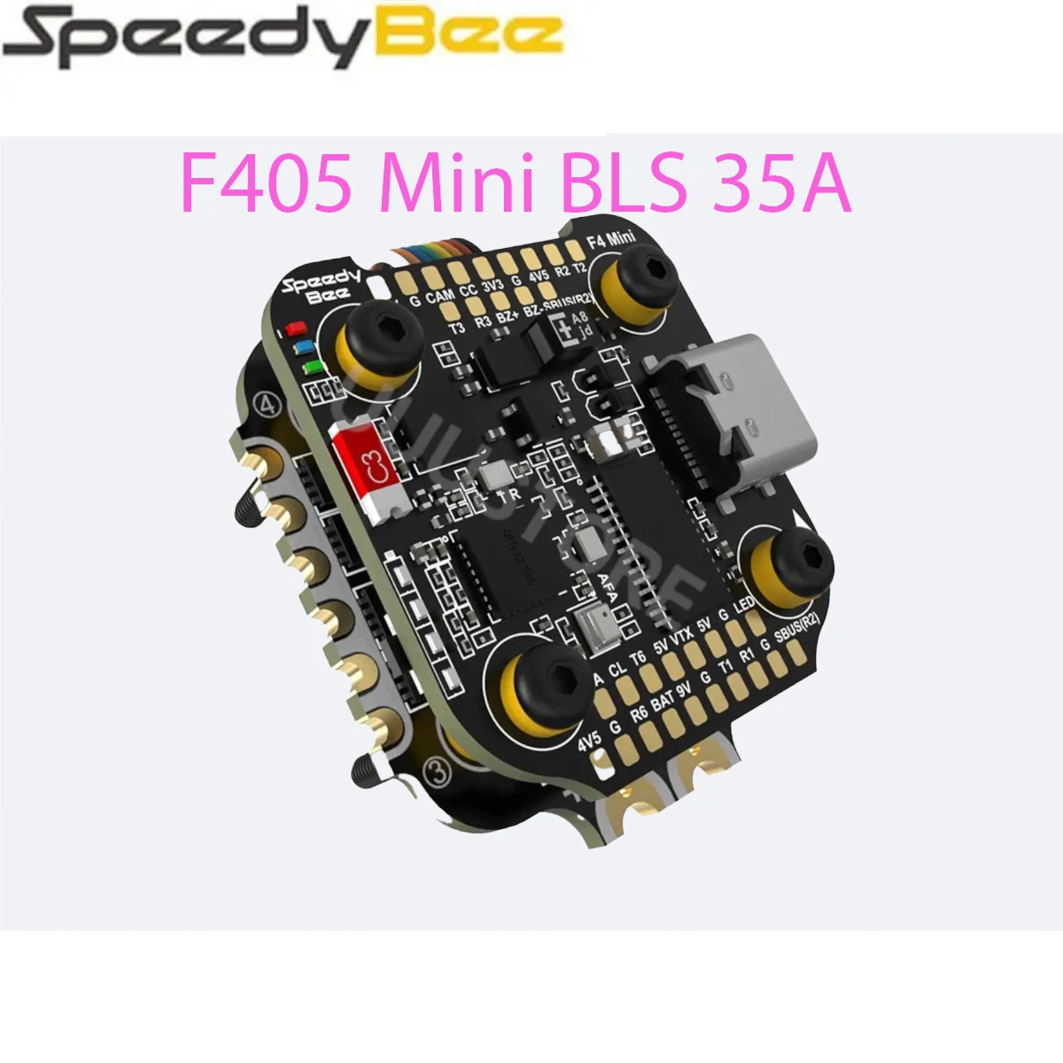 Контроллер полета SpeedyBee F405 Mini BLS 35A 20x20 BLS 35A Mini V2 4in1 ESC для гоночного дрона RC FPV
Контроллер полета SpeedyBee F405 Mini BLS 35A 20x20 BLS 35A Mini V2 4in1 ESC для гоночного дрона RC FPV
