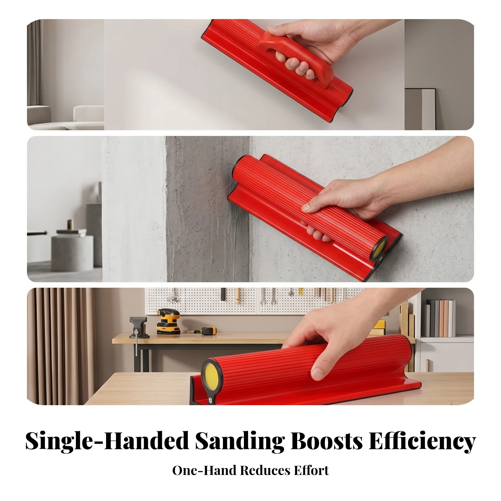 Hand Sander Drywall Sander Self-Adhesive Sanding Frame Manual
Hand Sander Drywall Sander Self-Adhesive Sanding Frame Manual
