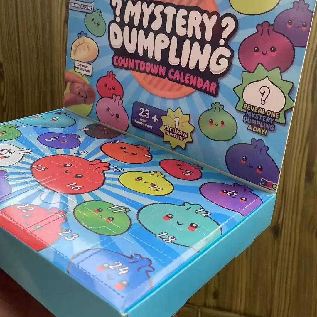 Soft Mystery Dumpling Advent Calendar Slow Resilience Anxiety Relief 24-Day Countdown Calendar Fidget Decompression blind boxes
Soft Mystery Dumpling Advent Calendar Slow Resilience Anxiety Relief 24-Day Countdown Calendar Fidget Decompression blind boxes