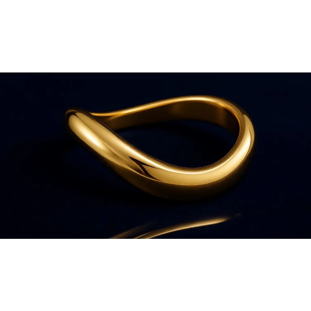 Массивное волнистое кольцо-купол из золота 14K (позолота), с эффектом витой волны, для комбинирования, удобное для большого пальца, размеры 6-10
Массивное волнистое кольцо-купол из золота 14K (позолота), с эффектом витой волны, для комбинирования, удобное для большого пальца, размеры 6-10