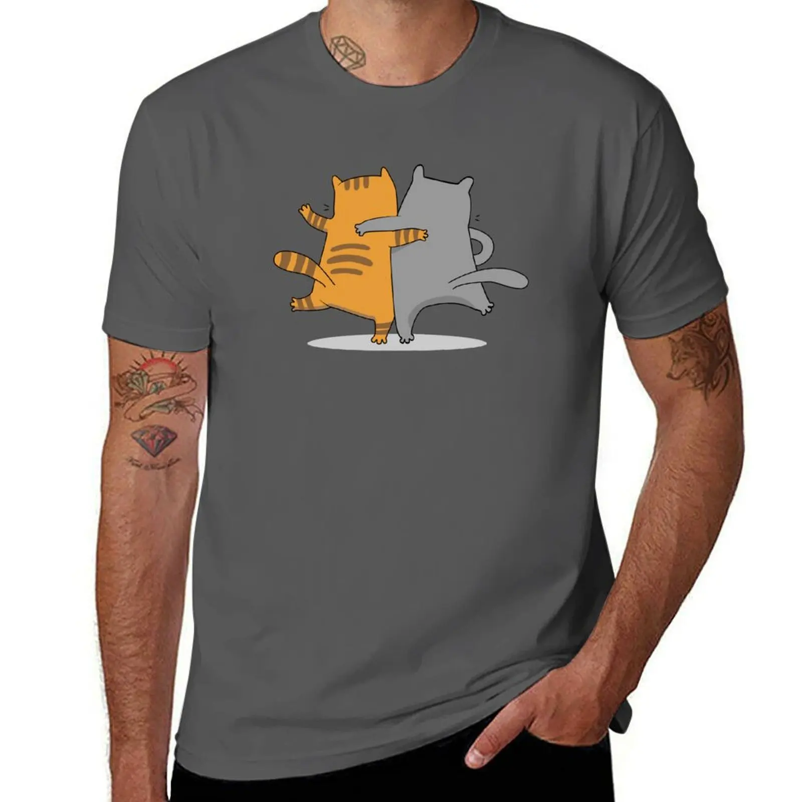 friends cats illustration T-Shirt summer tops rapper graphic tees Man t-shirt mens clothes
friends cats illustration T-Shirt summer tops rapper graphic tees Man t-shirt mens clothes