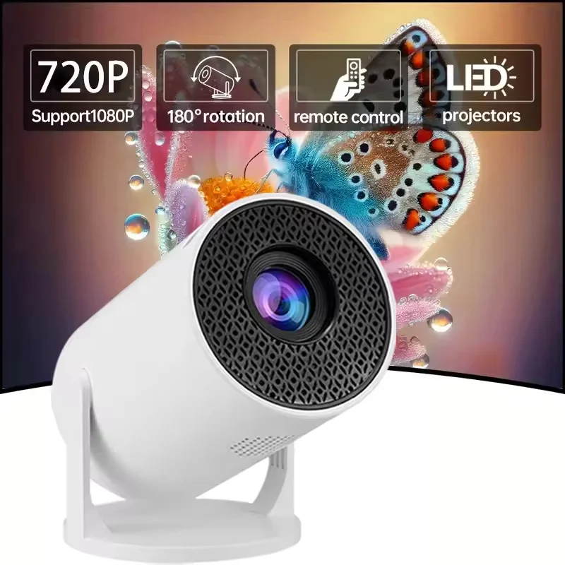 HY200 Projector Home Theater 1080P HD, 270° Adjustable, Portable for USB/TV Stick/Smartphone/Laptop Streaming
HY200 Projector Home Theater 1080P HD, 270° Adjustable, Portable for USB/TV Stick/Smartphone/Laptop Streaming