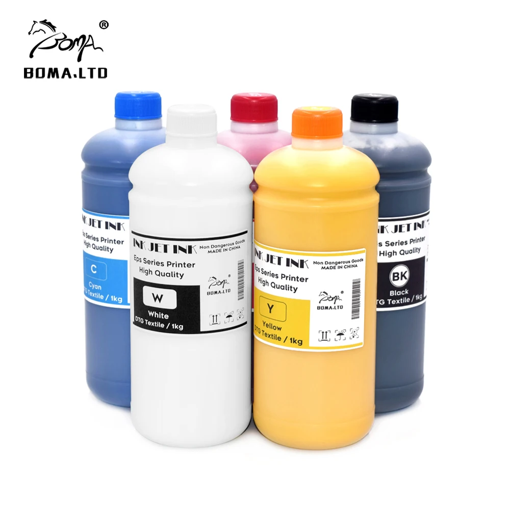 BOMA.LTD WX2 BKX1 CX1 MX1 YX1 1000ml/PC DTG Bulk Textile Ink For Epson SC-F2000 SC-F2100 Printer Garment Ink W Chip x 10PCS
BOMA.LTD WX2 BKX1 CX1 MX1 YX1 1000ml/PC DTG Bulk Textile Ink For Epson SC-F2000 SC-F2100 Printer Garment Ink W Chip x 10PCS