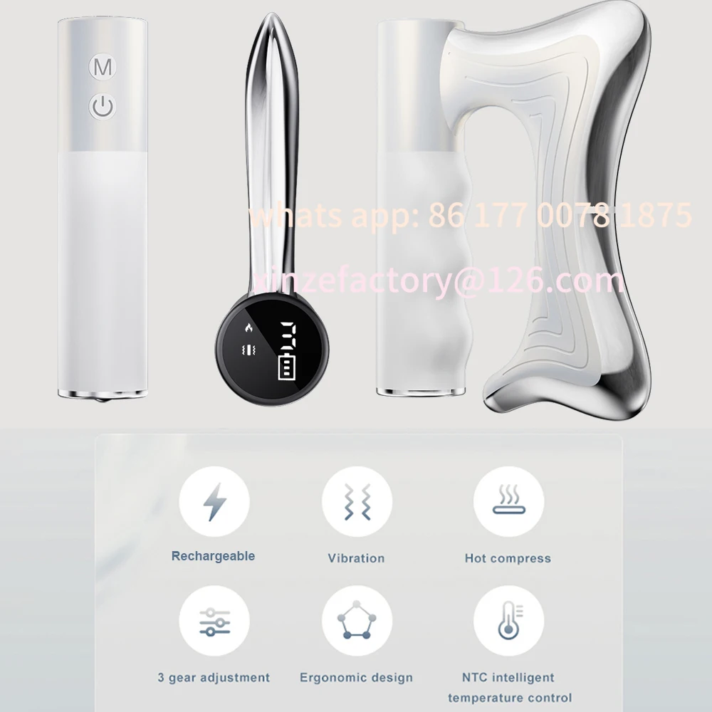 Customizable 2025 New Electric Heating Fascia Knife Muscle Relaxation LCD Vibration Massager
Customizable 2025 New Electric Heating Fascia Knife Muscle Relaxation LCD Vibration Massager
