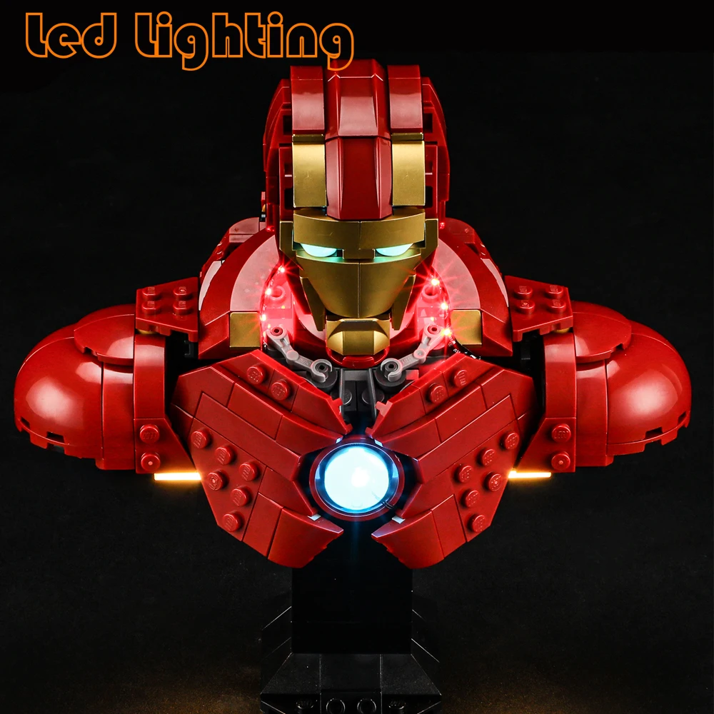 Комплект освещения для LEGO Iron Man MK4 Bust 76327 Не включает строительный блок (только комплект светодиодных фонарей)
Комплект освещения для LEGO Iron Man MK4 Bust 76327 Не включает строительный блок (только комплект светодиодных фонарей)