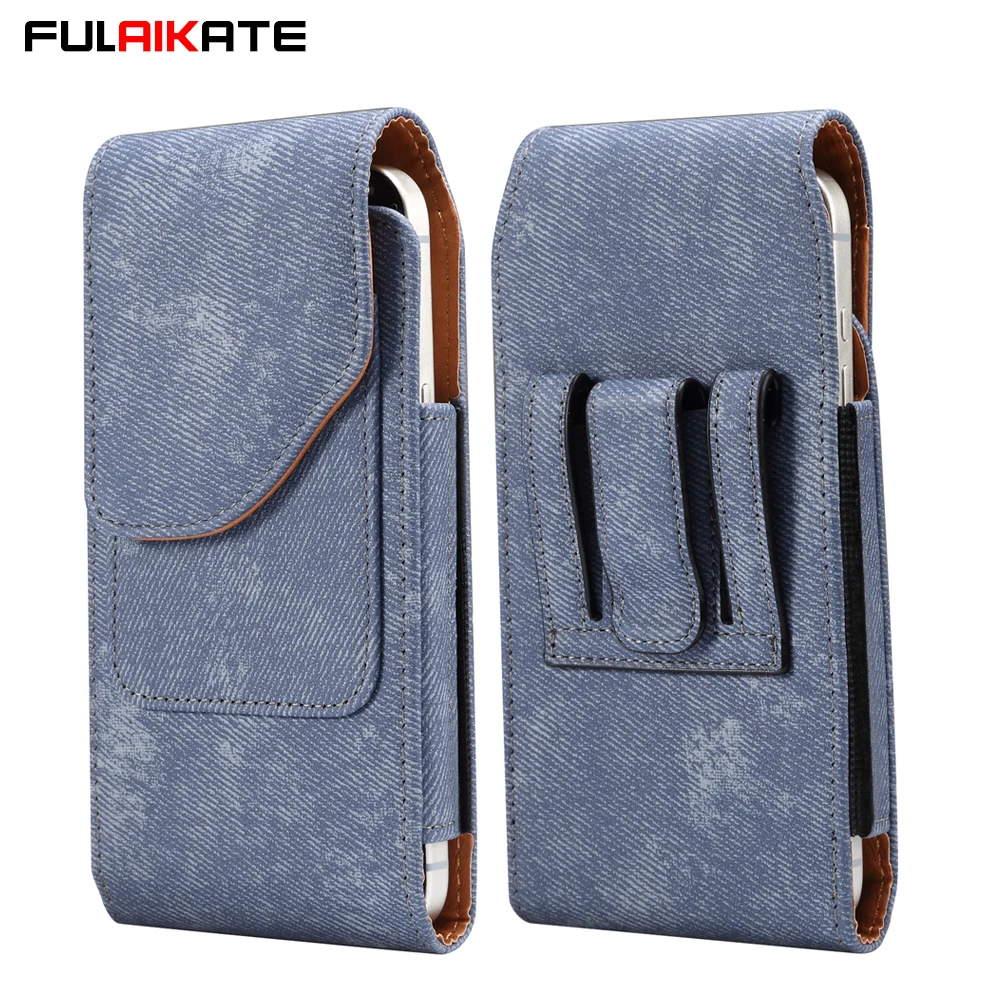 New Denim Pattern Waist-mounted Bag Universal Phone Case with Magnetic Closure Mobile Pouch, 2 Colors: Gray and Blue
New Denim Pattern Waist-mounted Bag Universal Phone Case with Magnetic Closure Mobile Pouch, 2 Colors: Gray and Blue