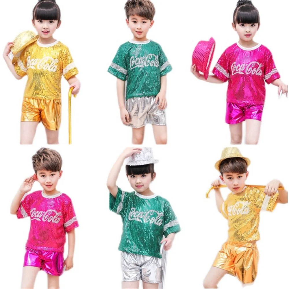 Children's rose sequin hip-hop dance set Boys' Street Dance Sports wear magicia Cheerleaders children stage performance costume
Children's rose sequin hip-hop dance set Boys' Street Dance Sports wear magicia Cheerleaders children stage performance costume