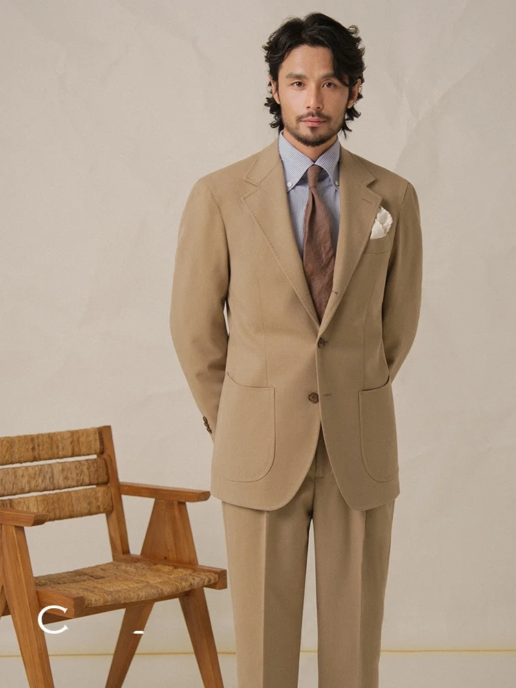 CULTUM Italian Sle Thiened 563g Men's Casual Vintage Suiting Set Stand Fit Busin Gentleman Spring Autumn Wear
CULTUM Italian Sle Thiened 563g Men's Casual Vintage Suiting Set Stand Fit Busin Gentleman Spring Autumn Wear