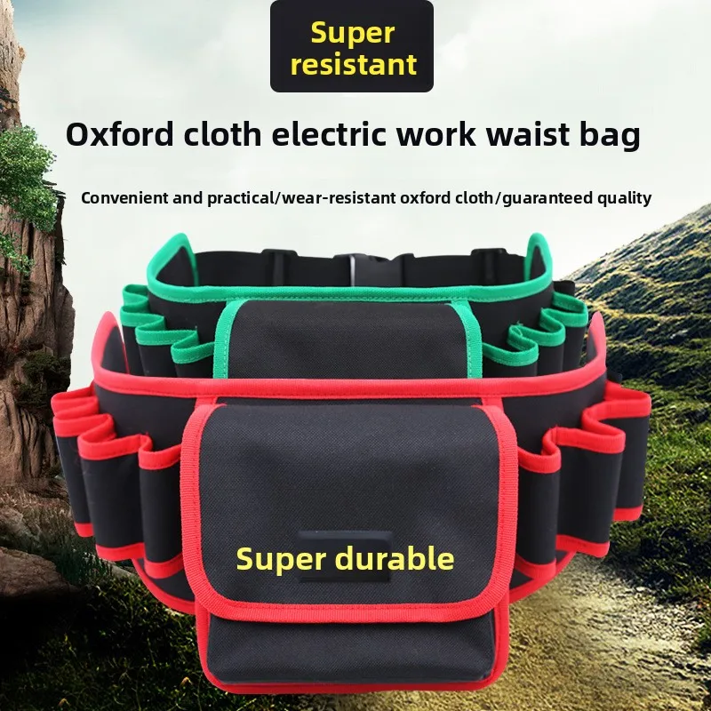Многофункциональная поясная сумка для инструментов, маленькая утолщенная холщовая сумка для электрика, сумка-пояс для инструментов
Многофункциональная поясная сумка для инструментов, маленькая утолщенная холщовая сумка для электрика, сумка-пояс для инструментов