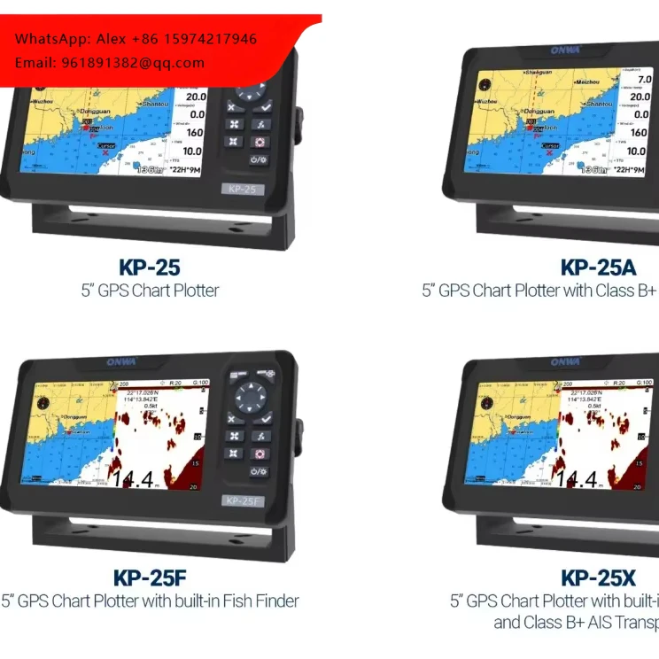 New ONWA KP-27X Navigator 7 Inch Cart Plotter AIS Fish Finder 3-in-1 Marine Electronics Maritime Navigation Communication
New ONWA KP-27X Navigator 7 Inch Cart Plotter AIS Fish Finder 3-in-1 Marine Electronics Maritime Navigation Communication