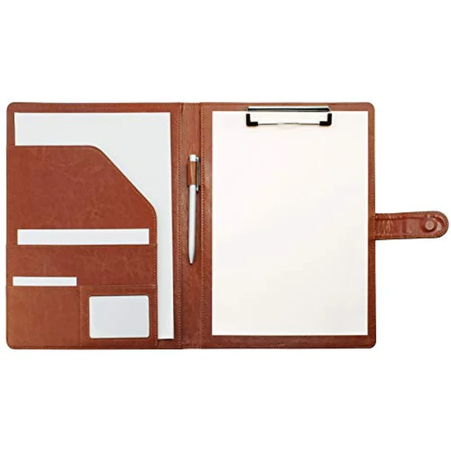 Clipboard Folder Padfolio, Writing Portfolio Faux Leather Clipboards with Cover for Legal Pad Holder Letter Size A4 8.5 x 11 fo
Clipboard Folder Padfolio, Writing Portfolio Faux Leather Clipboards with Cover for Legal Pad Holder Letter Size A4 8.5 x 11 fo