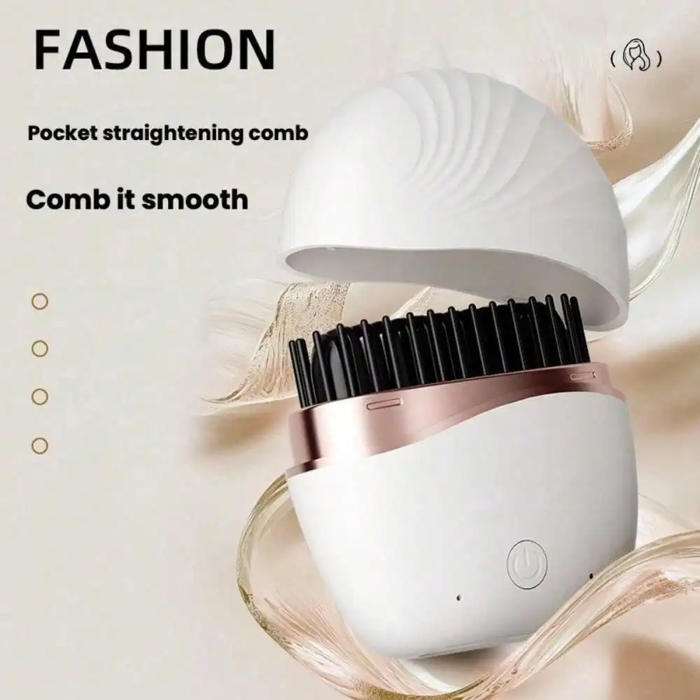 Mini Wireless Hair Straightening Comb - Portable USB- Heated Hair Straightener With 25W Fast, Ionic Technology Comb For Frizz-Free Straight Hair, Compact Travel-Friendly Design For & (No Hot Comb For Wet Hair
Mini Wireless Hair Straightening Comb - Portable USB- Heated Hair Straightener With 25W Fast, Ionic Technology Comb For Frizz-Free Straight Hair, Compact Travel-Friendly Design For & (No Hot Comb For Wet Hair