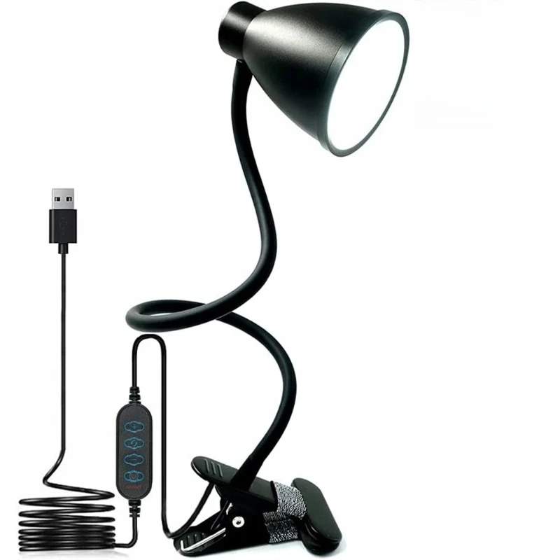 38 LED Desk Lamp 3 Color Modes 10 Brightness Dimmer Reading Light Auto Off Timer Desk Light Flexible Gooseneck Clip Book Light
38 LED Desk Lamp 3 Color Modes 10 Brightness Dimmer Reading Light Auto Off Timer Desk Light Flexible Gooseneck Clip Book Light