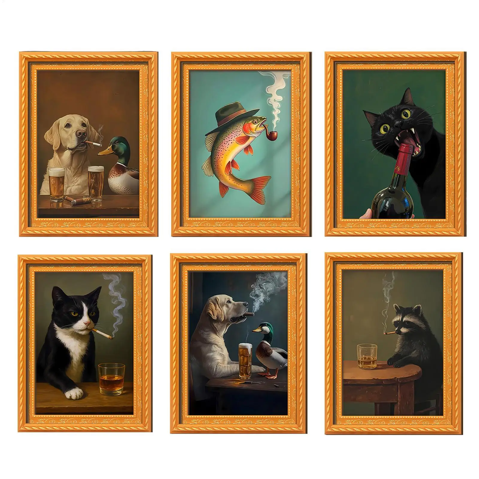 Magnets For Fridge 6 Pieces Animal Patterns Wooden Artistic Cute Fridge Magnets 3d Frame For Dorm Apartment Home Kitchen Bedroom
Magnets For Fridge 6 Pieces Animal Patterns Wooden Artistic Cute Fridge Magnets 3d Frame For Dorm Apartment Home Kitchen Bedroom