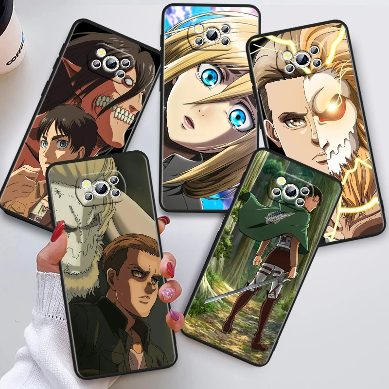 A-Attacks On T-Titan Cartoon For Xiaomi Mi Poco F5 F4 F3 F2 X5 X4 X3 M6 M5 M5S M4 M3 C40 Pro GT NFC 5G Black Cover Phone Case
A-Attacks On T-Titan Cartoon For Xiaomi Mi Poco F5 F4 F3 F2 X5 X4 X3 M6 M5 M5S M4 M3 C40 Pro GT NFC 5G Black Cover Phone Case