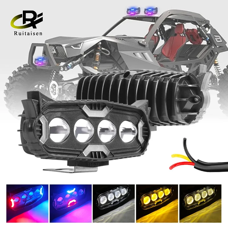 4 Lens Led Work Light Plastic Spot Driving Waterproof 12-36V Red Yellow Blue White DRL Off-Road for 4x4 Truck Car ATV SUV Boat
4 Lens Led Work Light Plastic Spot Driving Waterproof 12-36V Red Yellow Blue White DRL Off-Road for 4x4 Truck Car ATV SUV Boat