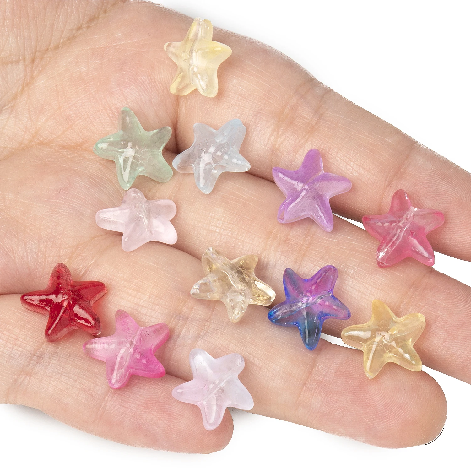 20pcs Multi-color 14x14mm Starfish Beads Czech Glass Lampwork Beads For Jewelry Making Diy Earring Bracelet Making Wholesale
20pcs Multi-color 14x14mm Starfish Beads Czech Glass Lampwork Beads For Jewelry Making Diy Earring Bracelet Making Wholesale