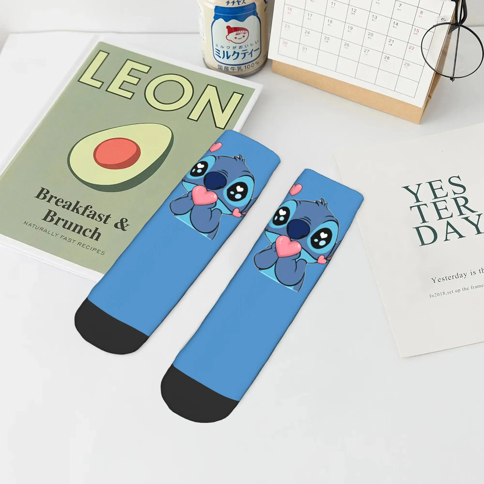Fashion Male Men Boat Socks Hip Hop Lilo And Stitch Love Cute Heart Sock Cartoon Sport Women Low Tube Socks Spring Autumn Winter
Fashion Male Men Boat Socks Hip Hop Lilo And Stitch Love Cute Heart Sock Cartoon Sport Women Low Tube Socks Spring Autumn Winter