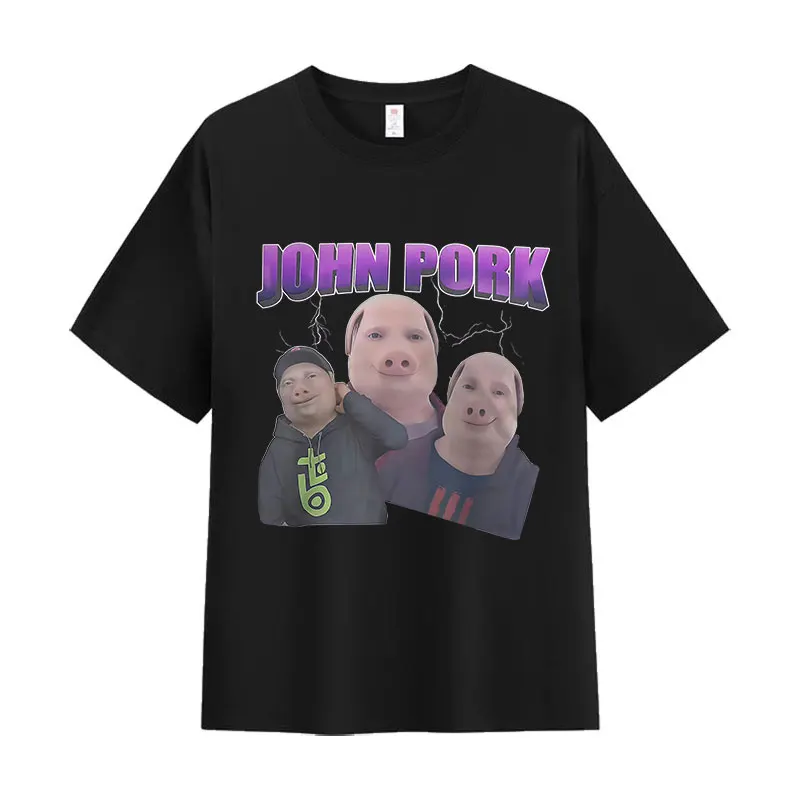 John Pork Is Calling Funny Meme Graphic T-shirt Men Women Fashion Harajuku Cotton T-shirts Retro Oversized Short Sleeve T Shirts
John Pork Is Calling Funny Meme Graphic T-shirt Men Women Fashion Harajuku Cotton T-shirts Retro Oversized Short Sleeve T Shirts
