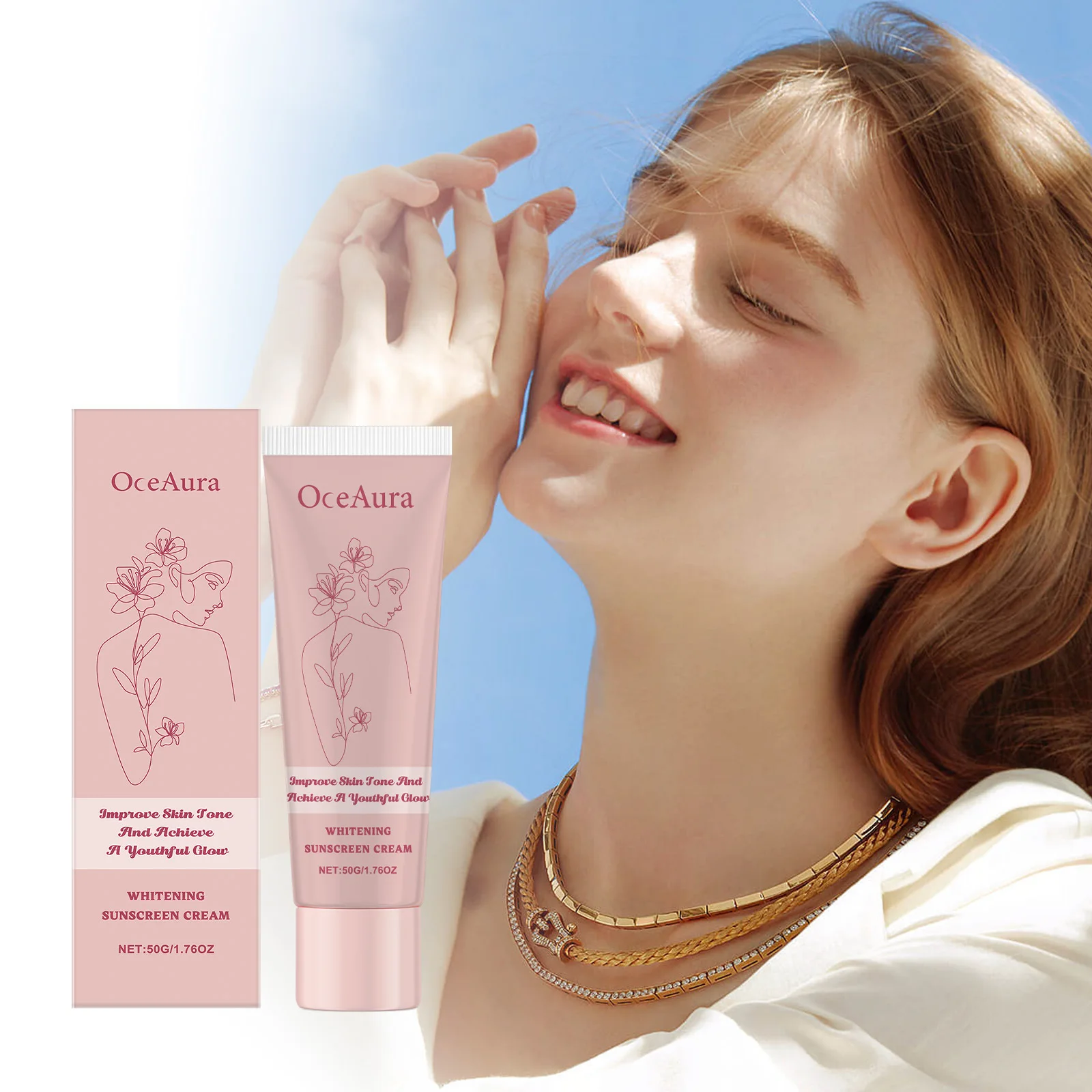 EELHOE Facial Sunscreen Deep Hydrate Isolation Whiten Oil Control Concealer Waterproof Lasting Sun Protection Facial Sooth Cream
EELHOE Facial Sunscreen Deep Hydrate Isolation Whiten Oil Control Concealer Waterproof Lasting Sun Protection Facial Sooth Cream