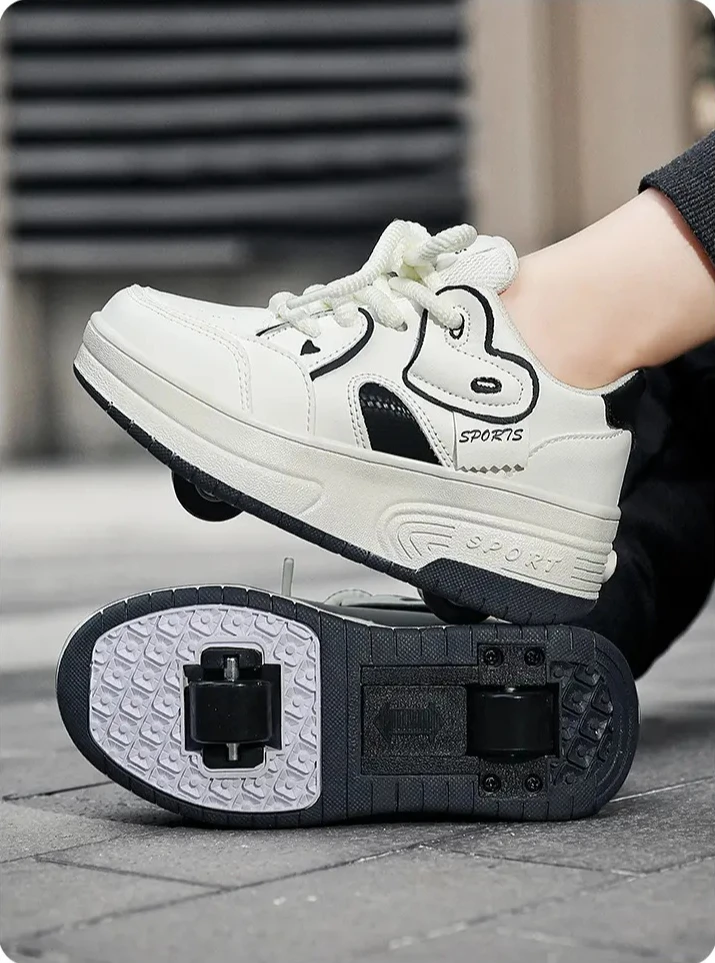 Lace-up breathable walking shoes Girls 2026 two-wheeled roller skates for female students outdoors Roller skates kids sneakers
Lace-up breathable walking shoes Girls 2026 two-wheeled roller skates for female students outdoors Roller skates kids sneakers