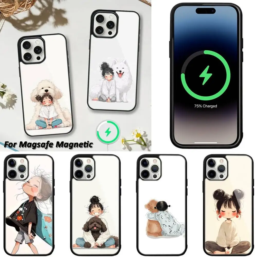 Cute Kid Girl Dog Phone Case For iPhone 16,15,14,13,12,11,Plus,Pro,Max,Mini Magsafe Magnetic Wireless Charging
Cute Kid Girl Dog Phone Case For iPhone 16,15,14,13,12,11,Plus,Pro,Max,Mini Magsafe Magnetic Wireless Charging