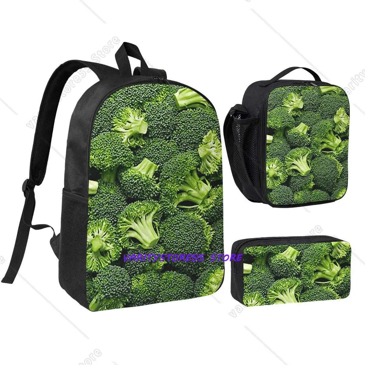 Fresh Raw Broccoli Backpack Student Boys Girls BookBag School Bag Computer Shoulder Bags 3ps Insulated Lunch Bag Pencil Case
Fresh Raw Broccoli Backpack Student Boys Girls BookBag School Bag Computer Shoulder Bags 3ps Insulated Lunch Bag Pencil Case