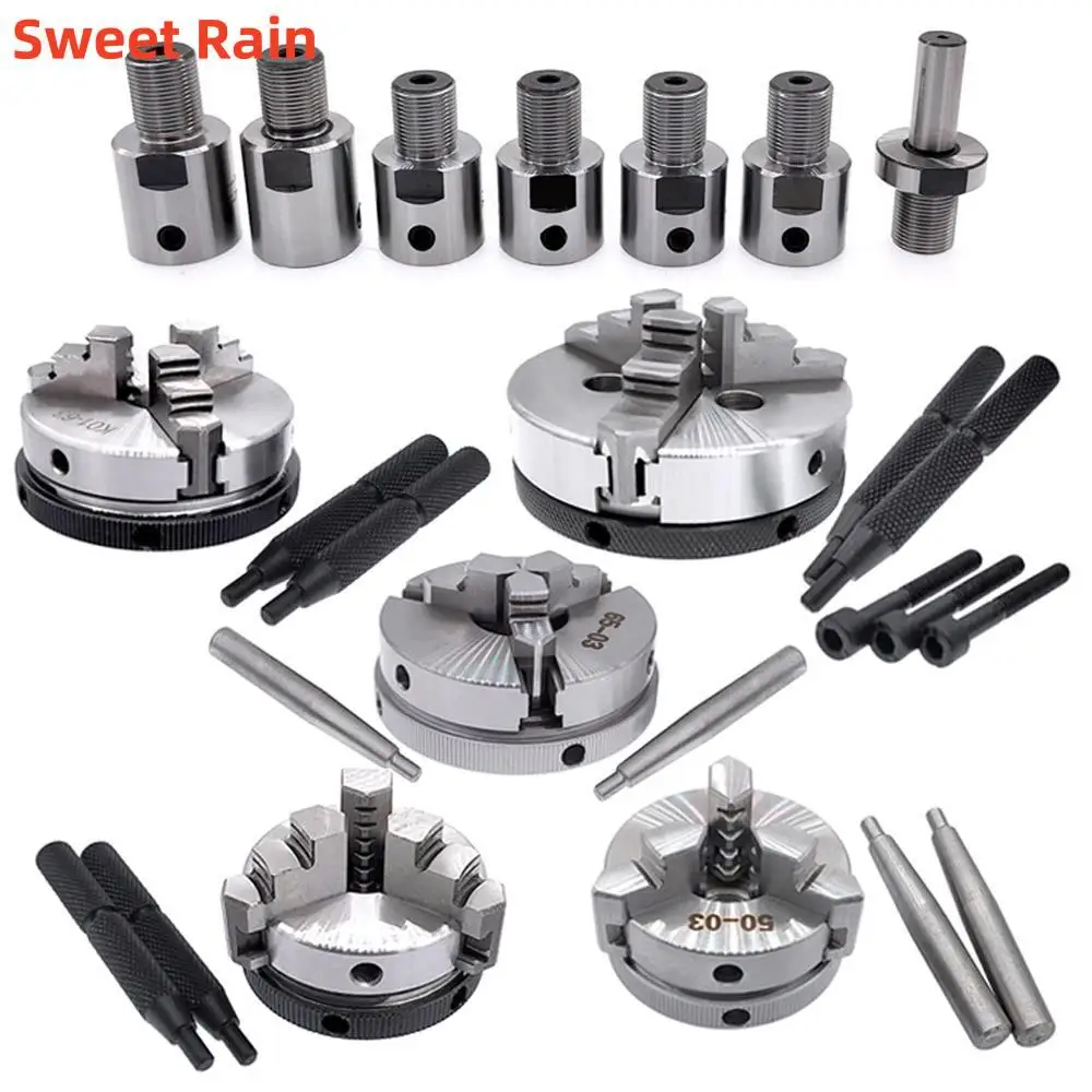K01-50 Lathe Chuck three Jaw M14*1 Connecting rod for K01-50/63/80, 03-50/63 Self-Centering Mini DIY Metal Wood Lathe Tools
K01-50 Lathe Chuck three Jaw M14*1 Connecting rod for K01-50/63/80, 03-50/63 Self-Centering Mini DIY Metal Wood Lathe Tools