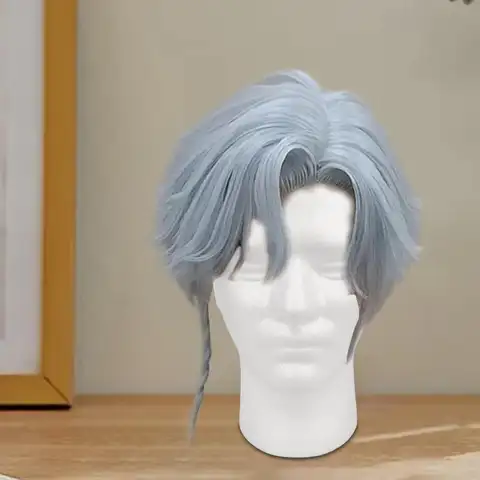 Beautiful Male Mannequin Head Mold Portable Foam Wig Stand Holder Hair For Hair salon training exercises hat display