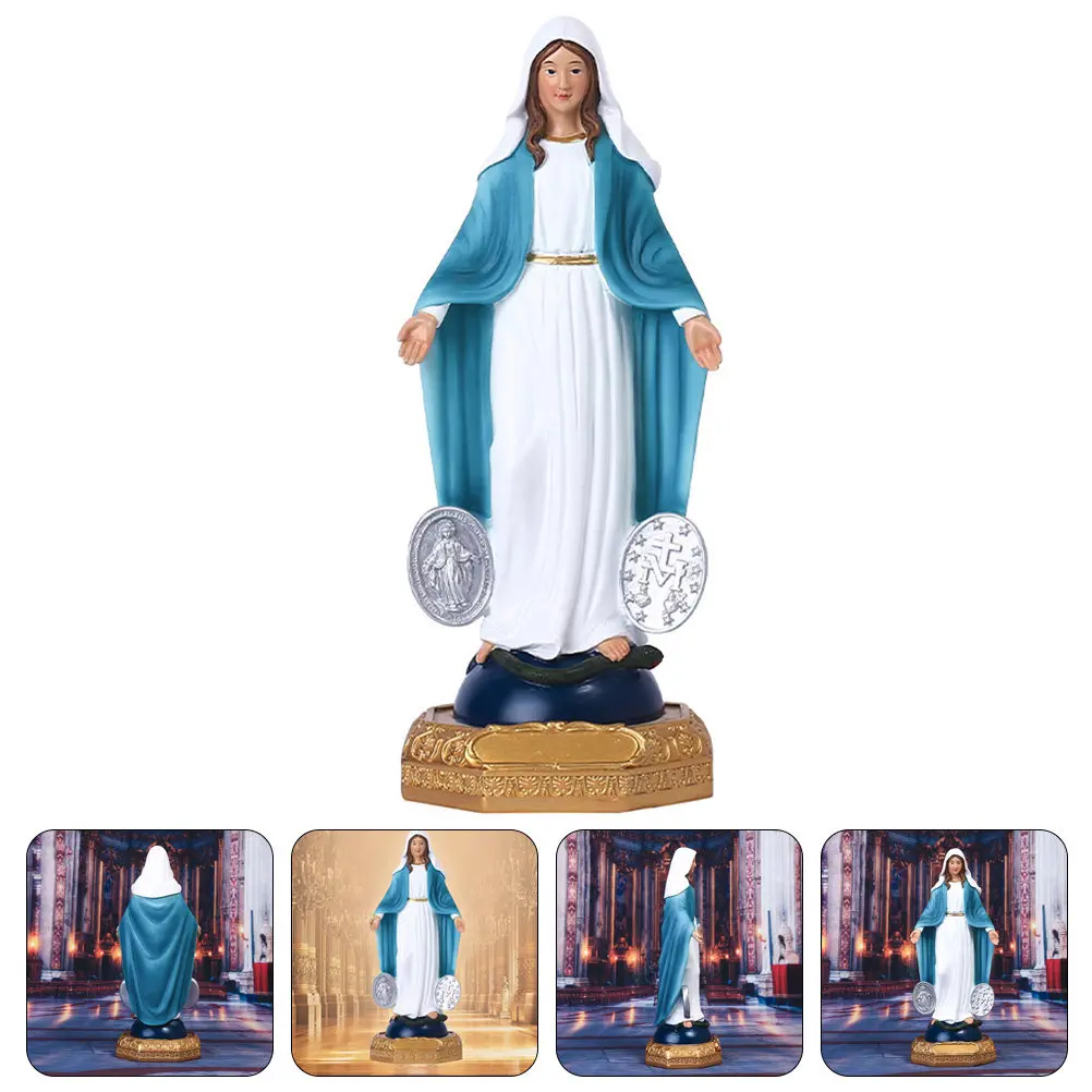 Mary Statue Resin Desktop Decoration Virgin Catholicism Ornament Home Church Decorative Religious Sculpture
Mary Statue Resin Desktop Decoration Virgin Catholicism Ornament Home Church Decorative Religious Sculpture