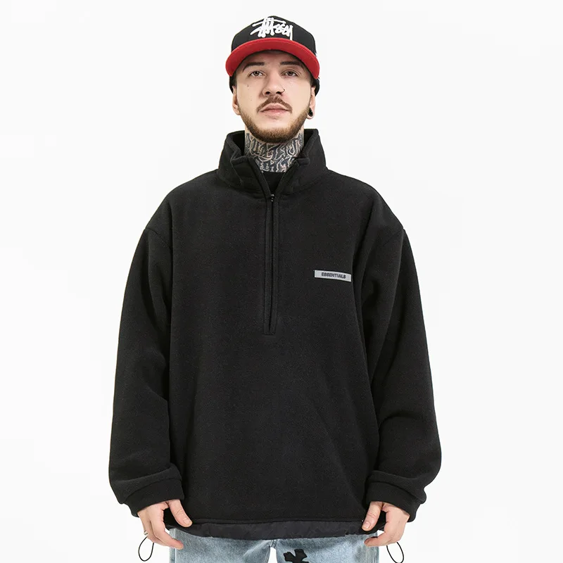 Men's 2024 Autumn/Winter New Product European and American Trendy High Street Shake Fleece Half Zipper Stand up Hoodie
Men's 2024 Autumn/Winter New Product European and American Trendy High Street Shake Fleece Half Zipper Stand up Hoodie