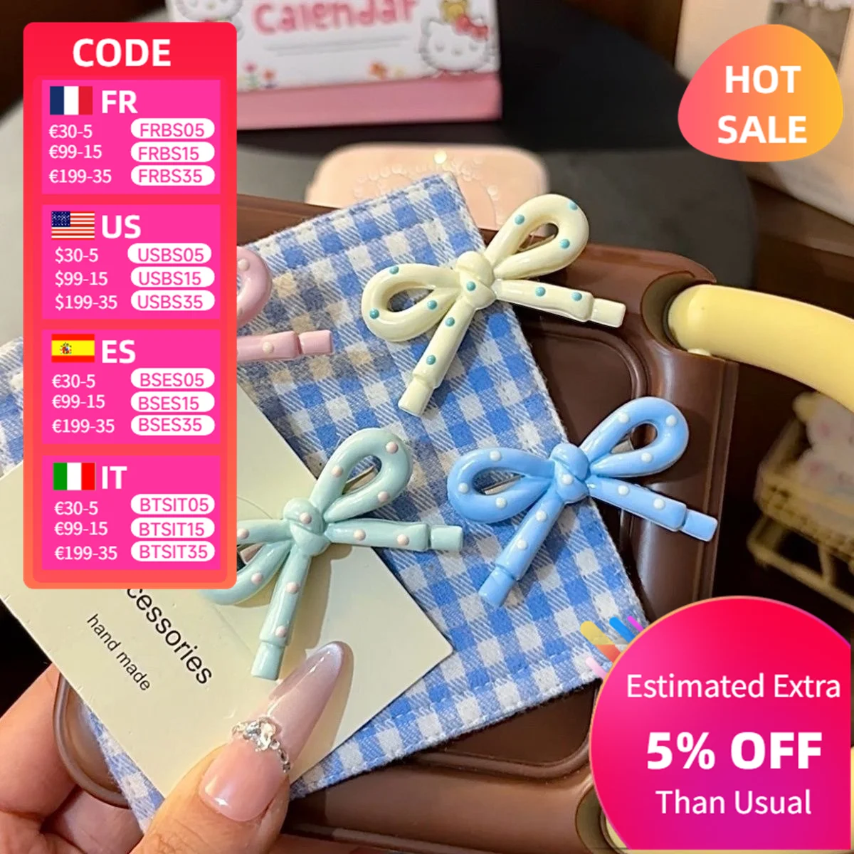 2/4/8 Pcs Elegant Pink Hairpin Kids Accessories Polka Dot Pink Bow Duckbill Bangs Children's Headdress Set Hair Clips for Women
2/4/8 Pcs Elegant Pink Hairpin Kids Accessories Polka Dot Pink Bow Duckbill Bangs Children's Headdress Set Hair Clips for Women