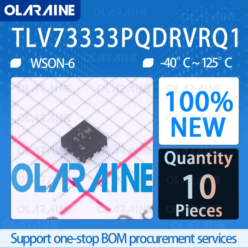 100%New Original TLV73333PQDRVRQ1 WSON-6 Power Management Voltage Controllers Low Dropout Voltage Regulators IC chip circuit
100%New Original TLV73333PQDRVRQ1 WSON-6 Power Management Voltage Controllers Low Dropout Voltage Regulators IC chip circuit