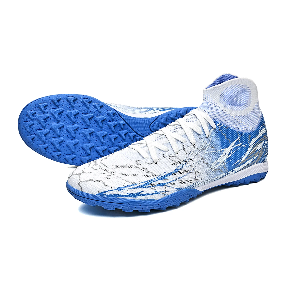 Wear Resistant TF Turf Soccer Boots PU Elastic Fabric Upper Rubber Stable Grip Sole Youth Boys Girls Football Shoes
Wear Resistant TF Turf Soccer Boots PU Elastic Fabric Upper Rubber Stable Grip Sole Youth Boys Girls Football Shoes