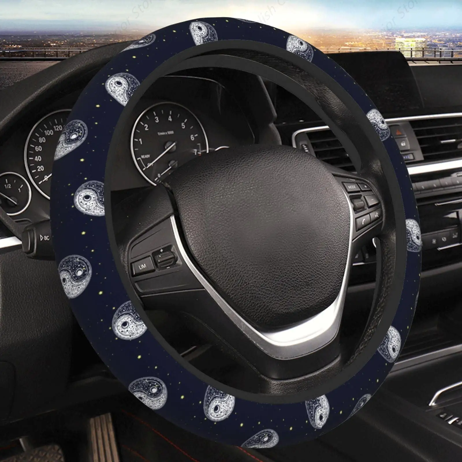 Yin and Yang Steering Wheel Covers Anti Slip Elasticity Car Accessories Steering Wheel Protector Universal for Cars SUV Vehicle
Yin and Yang Steering Wheel Covers Anti Slip Elasticity Car Accessories Steering Wheel Protector Universal for Cars SUV Vehicle
