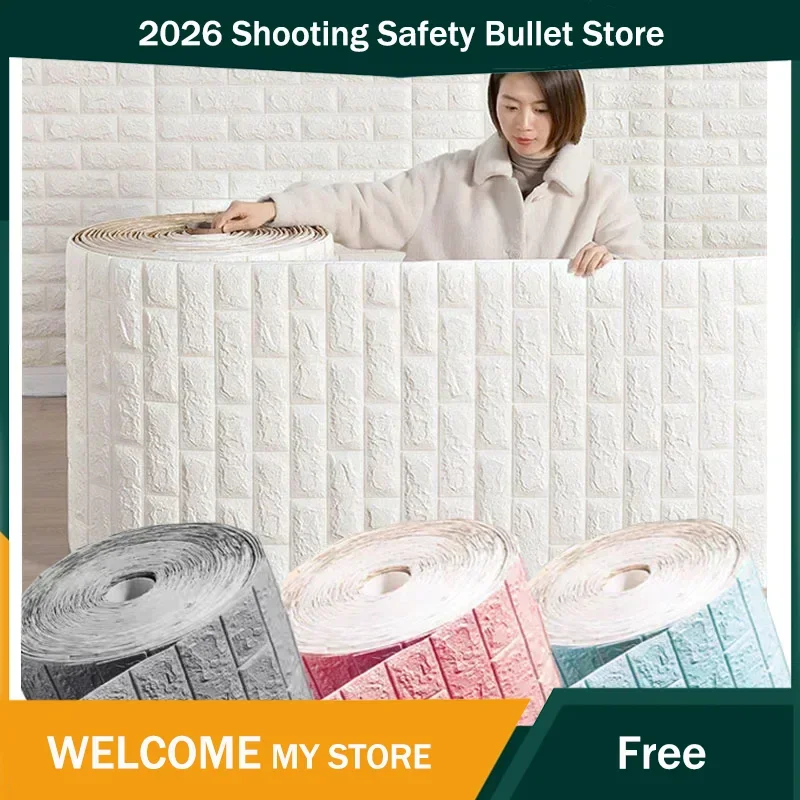 70cmx1/3/5/10m 1/3/5/10 M 3D Self-adhesive Wallpaper Stickers 3M Brick Wall Stickers Home Decor Wallpaper For Walls DIY Bedroo
70cmx1/3/5/10m 1/3/5/10 M 3D Self-adhesive Wallpaper Stickers 3M Brick Wall Stickers Home Decor Wallpaper For Walls DIY Bedroo