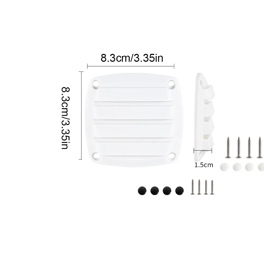 Plastic Square Vent Cover Retrofit 8.5/13cm Louvered Vents Water Outlet Accessories Vent Grill Cover Ventilation System
Plastic Square Vent Cover Retrofit 8.5/13cm Louvered Vents Water Outlet Accessories Vent Grill Cover Ventilation System