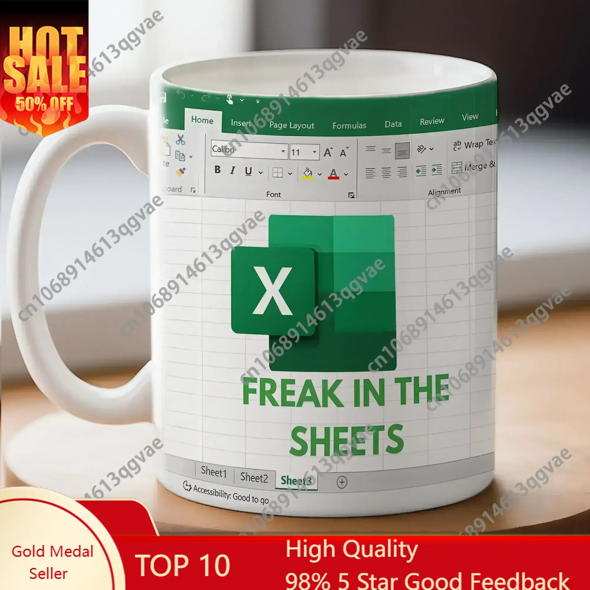 Judywin Talk - Freak in the Sheets Coffee Mug Funny Spreadsheet Coffee Cup Geeky Office Humor 11 Oz Ceramic Mug Excel Mug for
Judywin Talk - Freak in the Sheets Coffee Mug Funny Spreadsheet Coffee Cup Geeky Office Humor 11 Oz Ceramic Mug Excel Mug for
