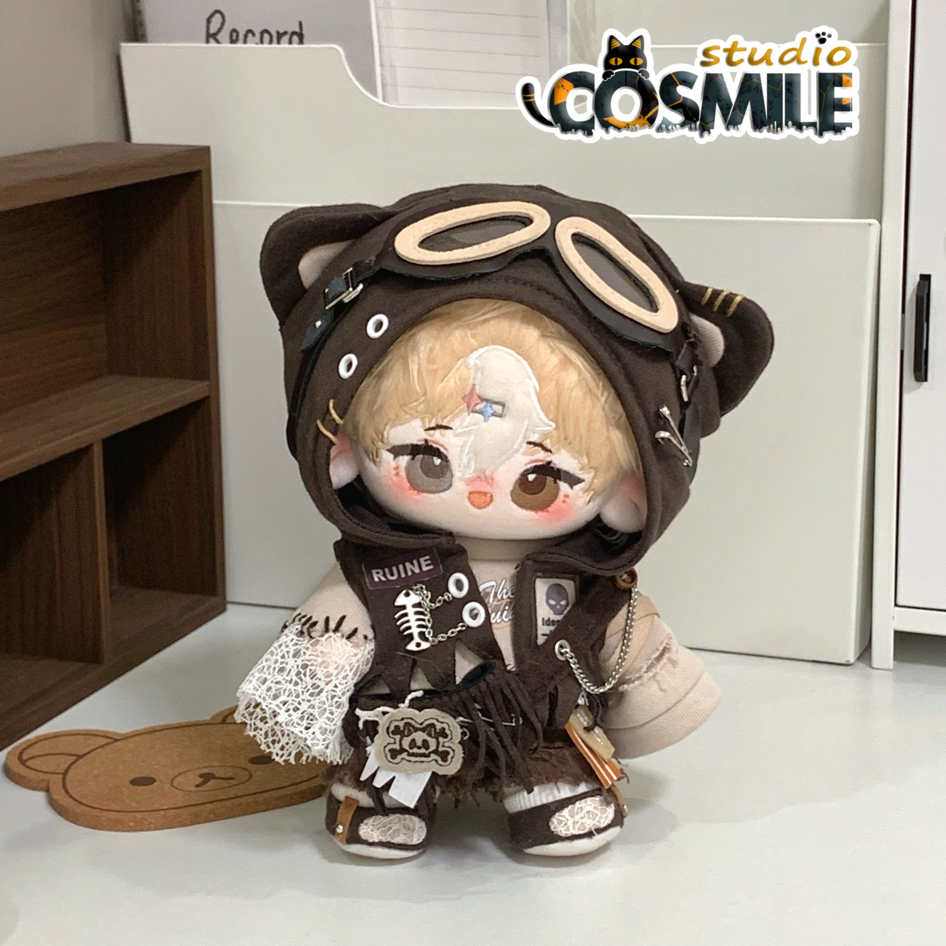 Idol Arknights Steampunk Wasteland Pilot Tourist Pink Cat Costume for 20cm Plush Doll's Clothes Clothing Doll Accessories DJ
Idol Arknights Steampunk Wasteland Pilot Tourist Pink Cat Costume for 20cm Plush Doll's Clothes Clothing Doll Accessories DJ
