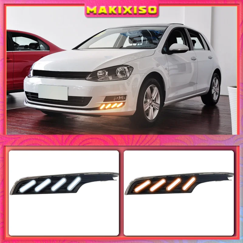 For Volkswagen Golf 7 2013 2014 2015 2016 LED DRL Daytime Running Light Car Accessories ABS 12V Fog Lamp cover
For Volkswagen Golf 7 2013 2014 2015 2016 LED DRL Daytime Running Light Car Accessories ABS 12V Fog Lamp cover