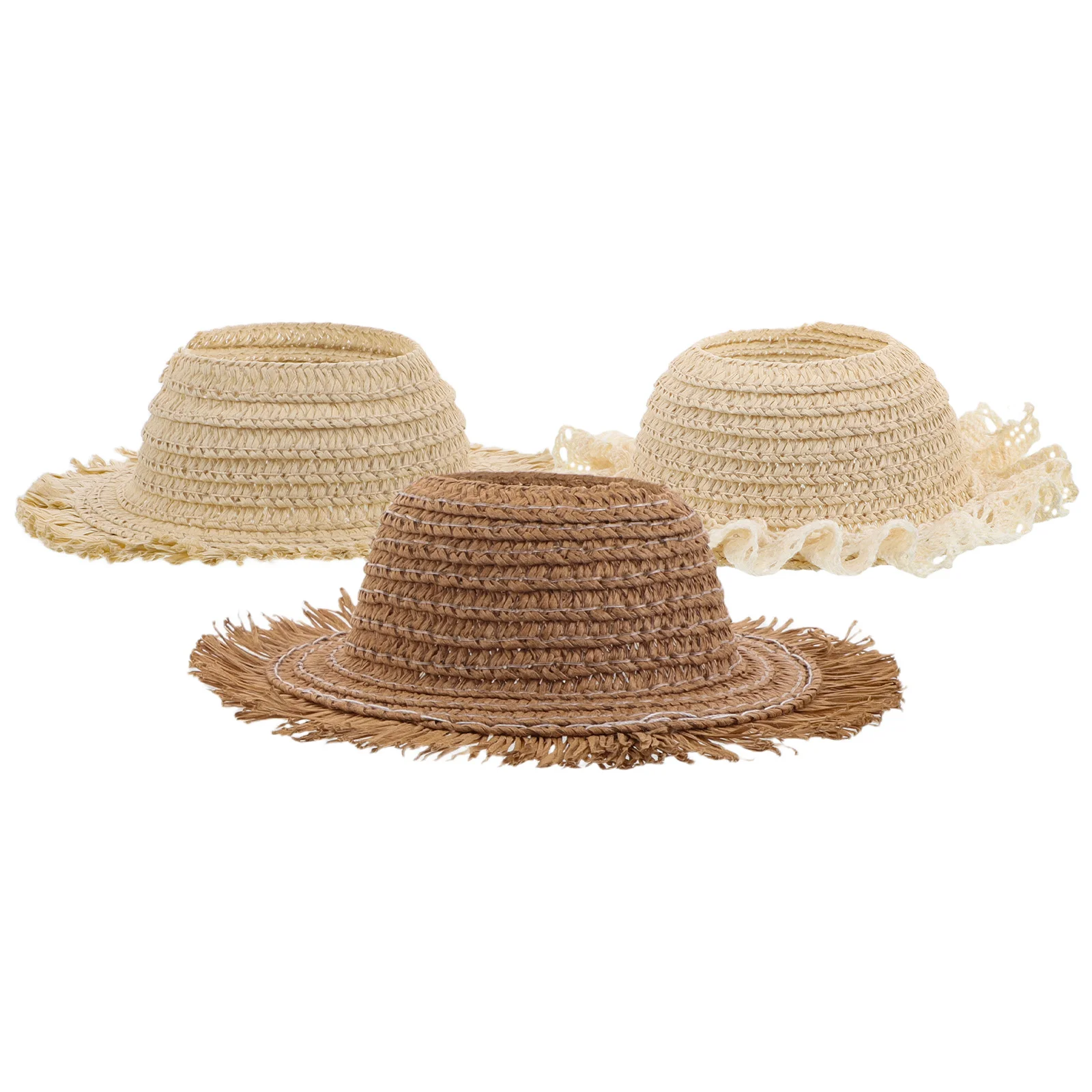 3 Pcs Mini House Adornment DIY Craft Hats Photo Prop for Crafts Small Sombrero Crafting
3 Pcs Mini House Adornment DIY Craft Hats Photo Prop for Crafts Small Sombrero Crafting