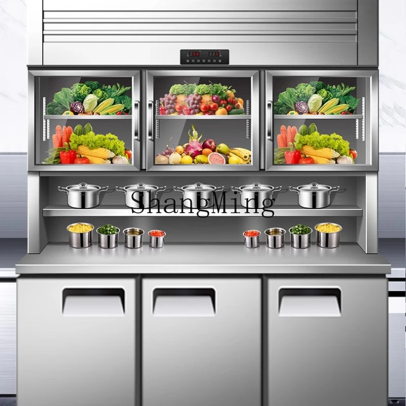 LXY Stainless Steel Multifunctional Kitchen Commercial Refrigerated and Frozen Double Temperature Display Cabinet
LXY Stainless Steel Multifunctional Kitchen Commercial Refrigerated and Frozen Double Temperature Display Cabinet