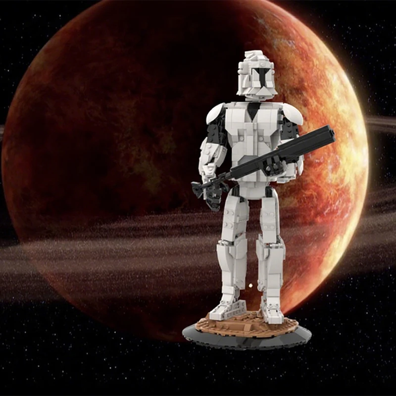 NEW 819PCS MOC Space Battle Ucs Phase 1 Clone Soldier Model DIY Creative Assembly Building Blocks Display Birthday Gift Blocks
NEW 819PCS MOC Space Battle Ucs Phase 1 Clone Soldier Model DIY Creative Assembly Building Blocks Display Birthday Gift Blocks