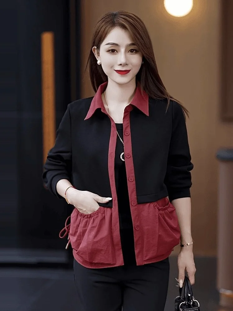 Faionable Casual ort Coat for Women Autumn 2024 Ele Sli Small Size Versatile Ladies Outerwear Collar Button ...
Faionable Casual ort Coat for Women Autumn 2024 Ele Sli Small Size Versatile Ladies Outerwear Collar Button ...