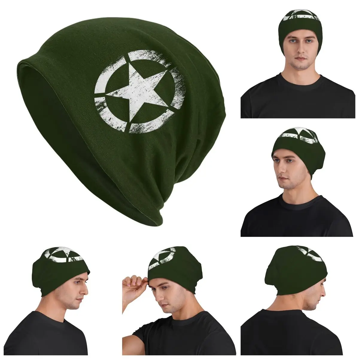 America Army Military Star Warm Knitted Cap Hip Hop Bonnet Hat Autumn Winter Outdoor Beanies Hats for Unisex Adult
America Army Military Star Warm Knitted Cap Hip Hop Bonnet Hat Autumn Winter Outdoor Beanies Hats for Unisex Adult