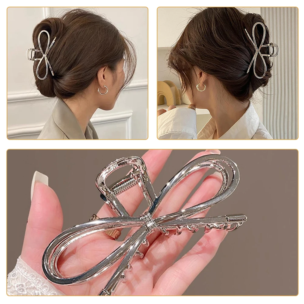 Cute Bow Hair Claw Clip Large Jaw Zinc Alloy Clips for Women Thin Material Party Wedding Everyday Use
Cute Bow Hair Claw Clip Large Jaw Zinc Alloy Clips for Women Thin Material Party Wedding Everyday Use